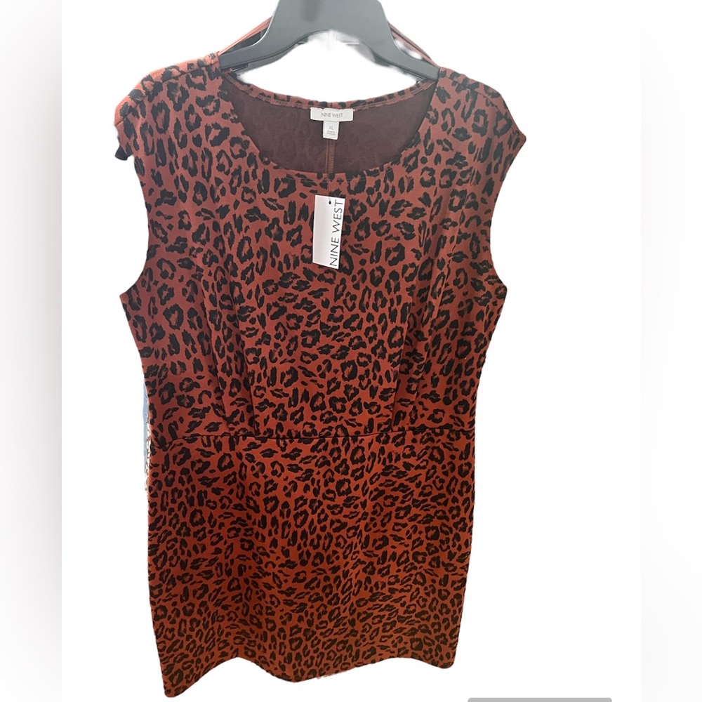 NWT Nine West Leopard Dress